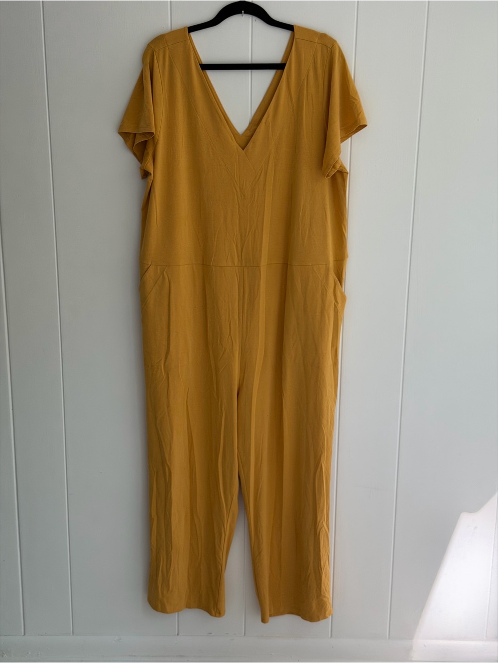 Universal Standard Mustard Jumpsuit